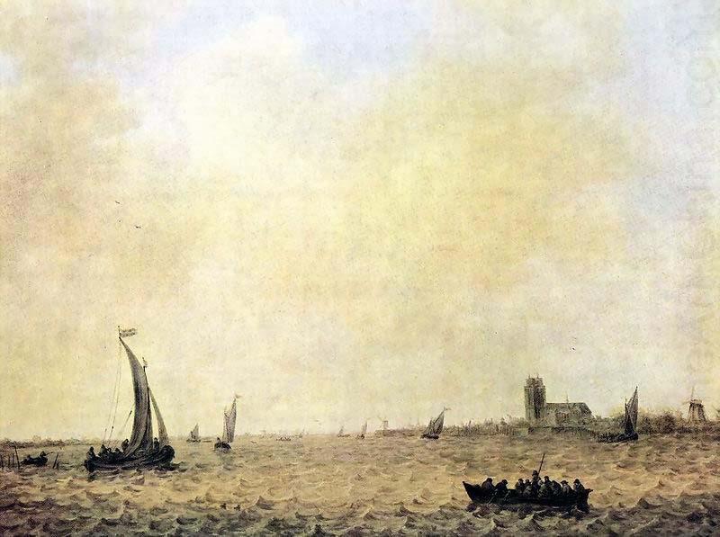 View of Dordrecht from the Oude Maas, Jan van Goyen